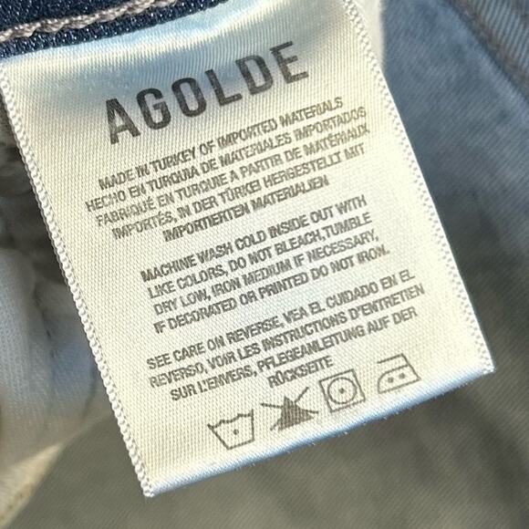 Agolde Sophie ankle crop jeans womens size 25 - Picture 7 of 9